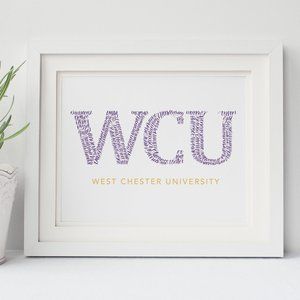 West Chester University Word Art